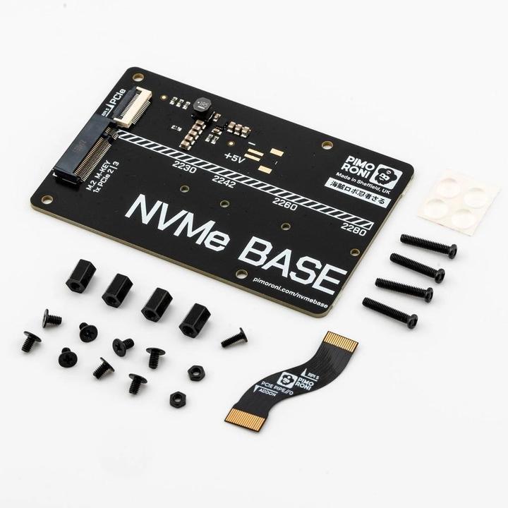 Actual product image Pimoroni NVMe base for Raspberry Pi 5