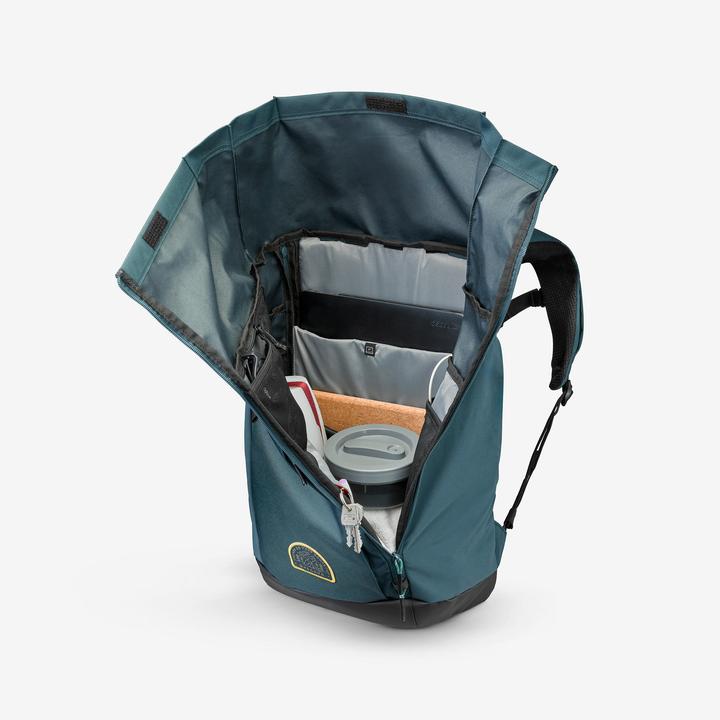Produktbild Quechua Wanderrucksack Rolltop - NH500 Escape 23 l dunkelgrün (23 l)