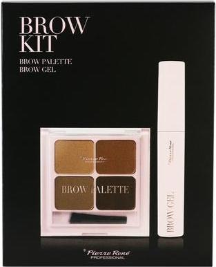 Actual product image Pierre Rene Professional Pierre Reneset Eyebrow Makeup Palette - 72g Clear Gel 10ml