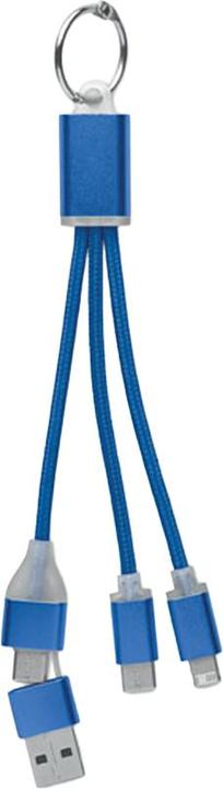Produktbild MidOcean Schlüsselanhänger Ladekabel 4in1 (0.17 m)