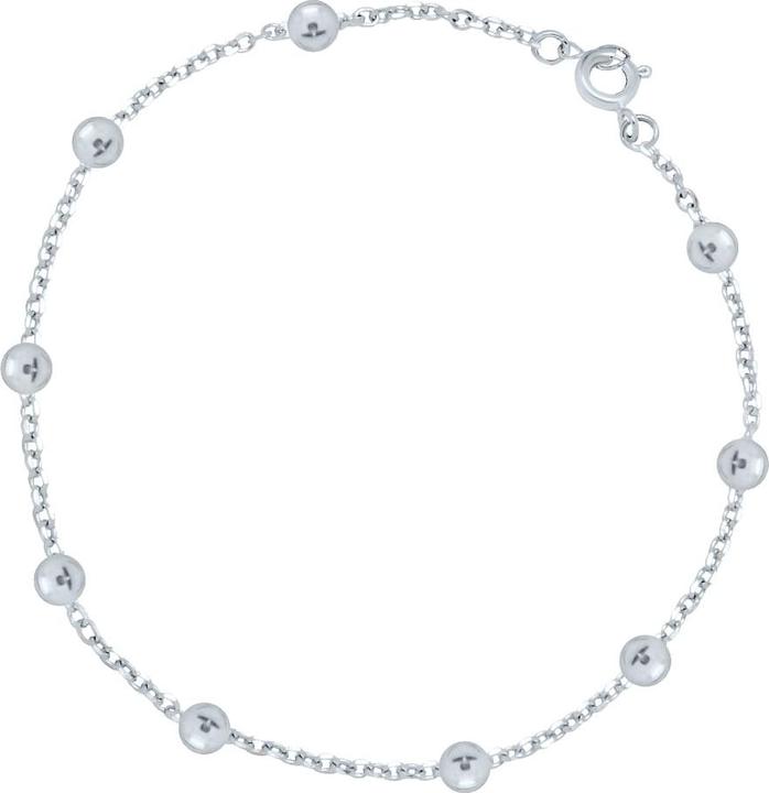 Candy Armband Nima, 925 Sterling Silber (18 cm, 925 Sterling Silber)