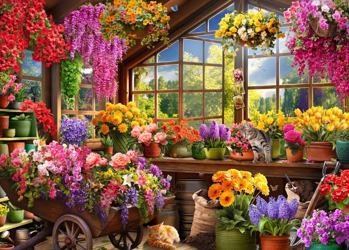Produktbild Bluebird Puzzle 500 pieces Potting Shed (500 Teile)