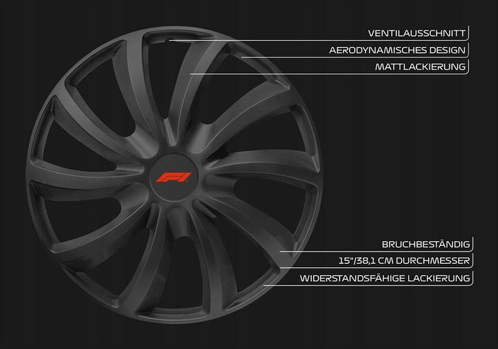 Immagine prodotto Formula 1 Copriruota WC152 (4 Pezzo/i, 15")