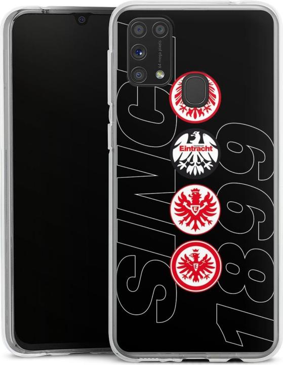 Produktbild DeinDesign Silikon Hülle für Samsung Galaxy M31 Handyhülle Case Smartphone Schutzhülle Adler Eintracht (Samsung Galaxy M31)