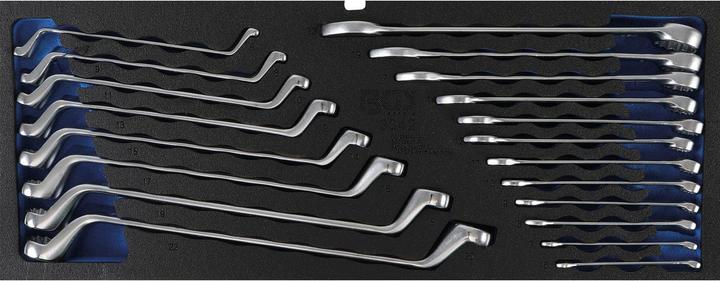 Actual product image BGS Foam Tray for 3312: Double Ring, Combination Spanner Set 20 pcs.