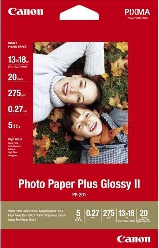 Produktbild Canon PP-201 Plus Glossy II (260 g/m², A4, 20 x)