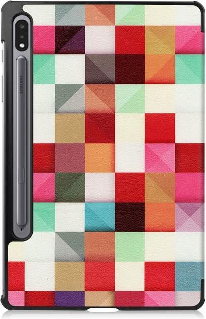 Actual product image MU Style Triple folding cover with pattern (Galaxy Tab S7)