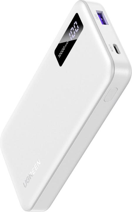 Actual product image Ugreen 10000mAh Two-way Fast Charging Powerbank White (10000 mAh, 22.50 W, 38.20 Wh)