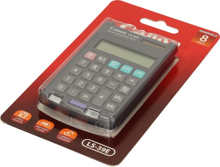 Image du produit Canon Calculatrice de poche LS-39 E, énergie solaire/pile (Piles, Cellules solaires)