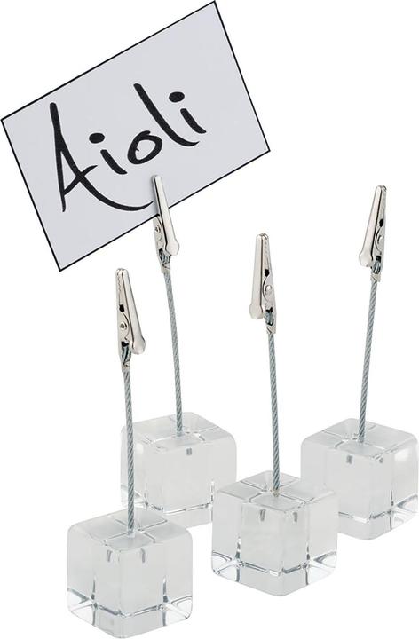 Produktbild APS Kartenhalter, 4er-Set, Acryl