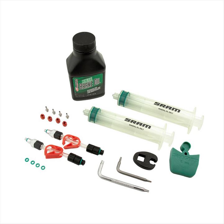 Actual product image Sram Bleeding kit mineral oil with Maxima brake fluid