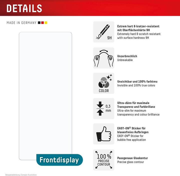 Actual product image Displex Smart Glass 2D (1 Piece, Samsung Galaxy Z Fold6)