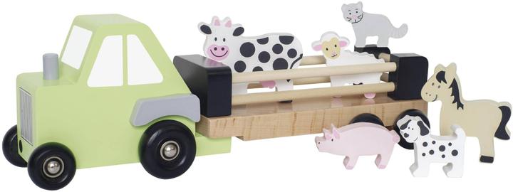 Produktbild Jabadabado Landwirtschaftsfahrzeug Traktor mit Tiertransport-Anhänger