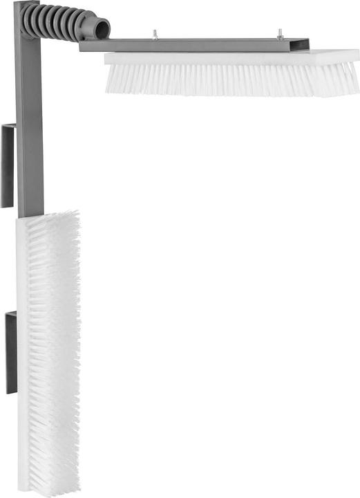 Produktbild Wiesenfield Kuhbürste 2 Köpfe zu je 50 x 10 cm mit Feder Viehbürste Rinder-Kratzbürste (Hund)