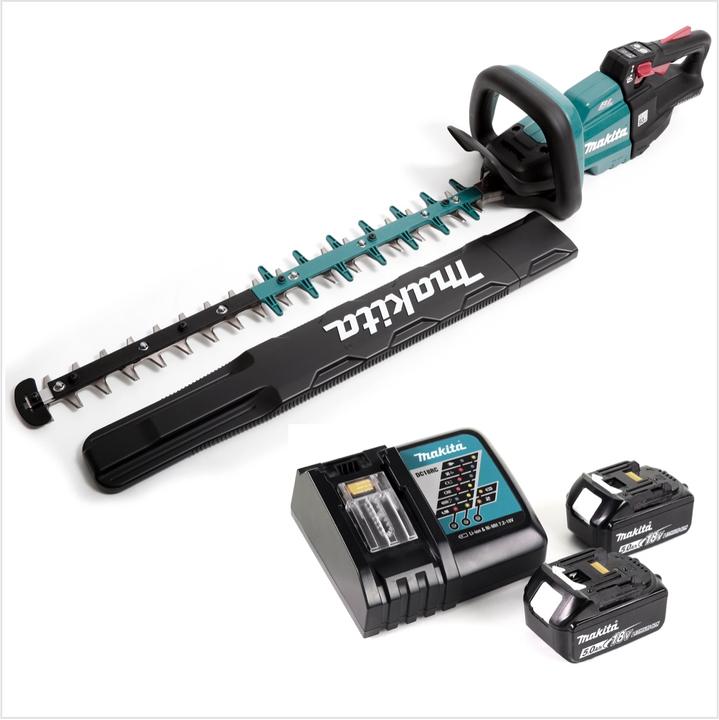 Produktbild Makita DUH 601 RT Akku Heckenschere 18V 60cm Brushless + 2x Akku 5,0Ah + Ladegerät (Akkubetrieb)
