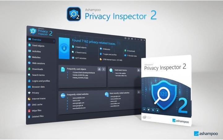 Immagine prodotto Ashampoo Privacy Inspector 2? ESD, Versione completa, 1 PC, Famiglia di prodotti (1 Utente, Senza limiti)