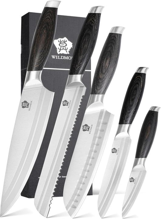 Image du produit Wildmok 5-teiliges Profi-Messerset (20.50 cm)
