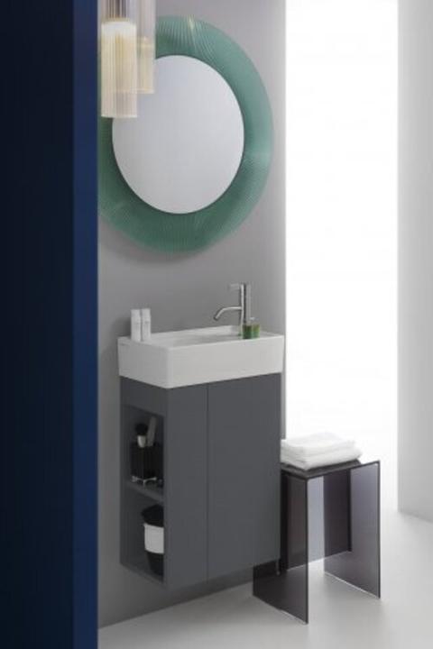 Produktbild Laufen Kartell Waschtischunterschrank, 1 Tür, Scharnier links, 440x600x270mm, für WT 815335, H4075 (44 x 27 x 66 cm)