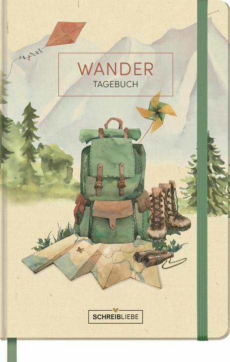 Actual product image Hiking diary rucksack (13 x 19 cm, German)