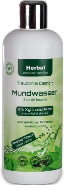 Image du produit Tautona Bain de bouche Herbal Sensitiv avec xylitol + aloès (460 ml, Rince-bouche)