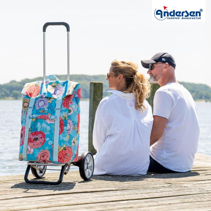 Actual product image Andersen Alu Star Shopper Basil Bloom