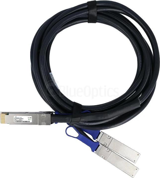 Actual product image BlueLAN Arista C-Q200-Q200-2M Compatible Direct Attach Cable 200GBASE-CR4 QSFP-DD BL292901W2M26