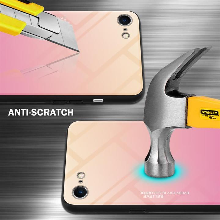 Immagine prodotto Cadorabo Copertura in vetro TPU 2 colori (Apple iPhone 7, Apple iPhone SE (seconda generazione))