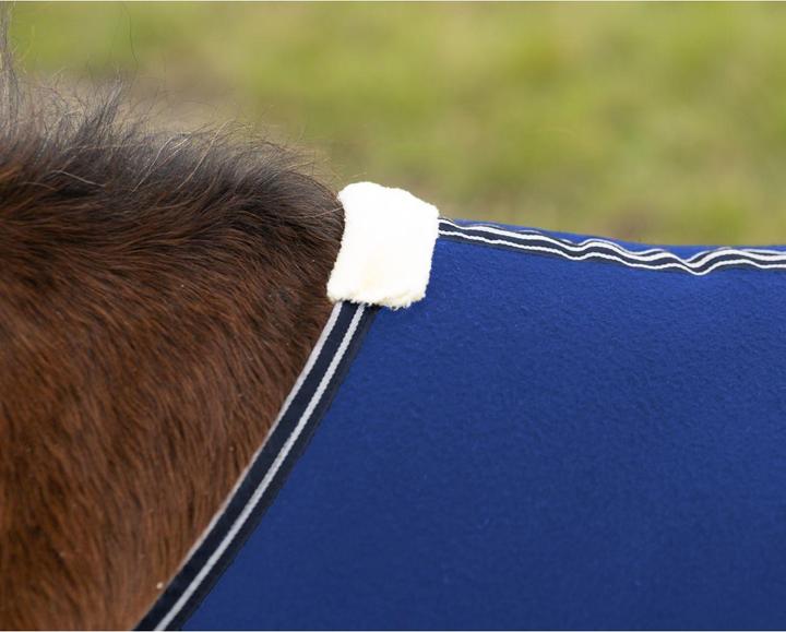 Actual product image Qhp Fleece blanket for shetlands with strap (105 cm)