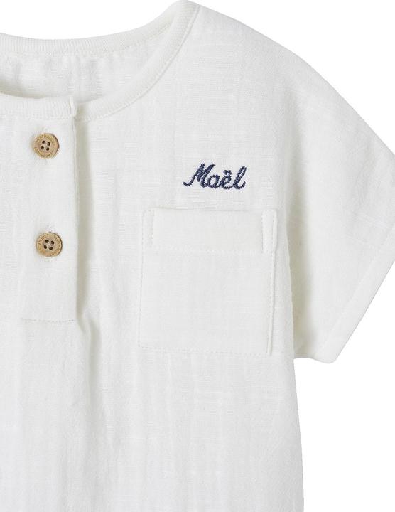 Image du produit Vertbaudet Baby Henley-Shirt, personalisierbar (56)