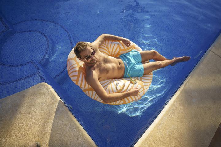 Actual product image Bestway Inflatable Swimming Ring Oranžinė 118 cm 43643