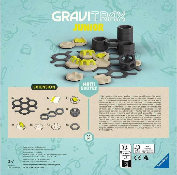 Actual product image Ravensburger GraviTrax Junior Extension Multi Routes