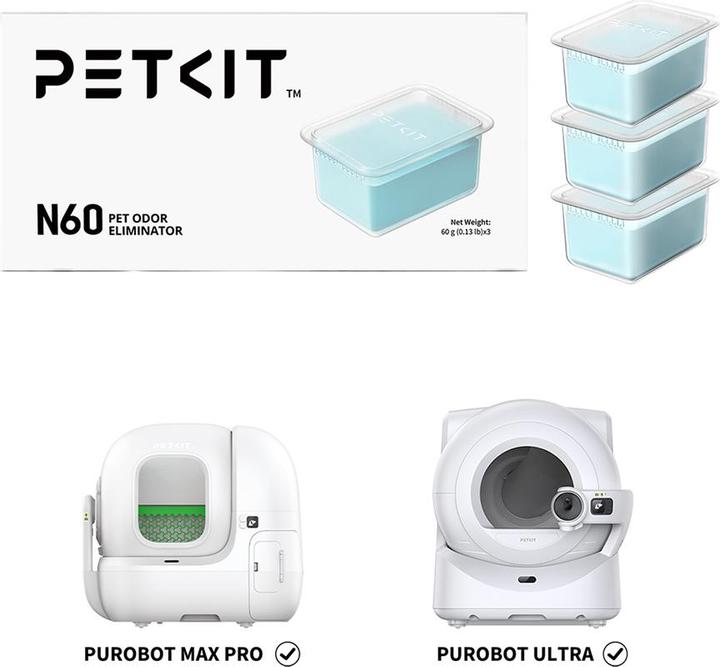 Image du produit Petkit Pet Odor Eliminator N60 (Applicable avec Purobot Ultra/ Purobot Max Pro) (Chat)
