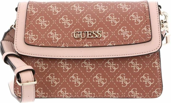 Immagine prodotto Guess Camy, Belt, Magnetic Clip, Textile Crossbody Bag, Brown, 22.5 x 16.5