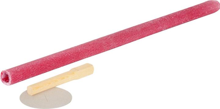 Produktbild Ströbel Wachsfackel mit Holzgriff und Handschutzteller, Brenndauer ca. 90 min