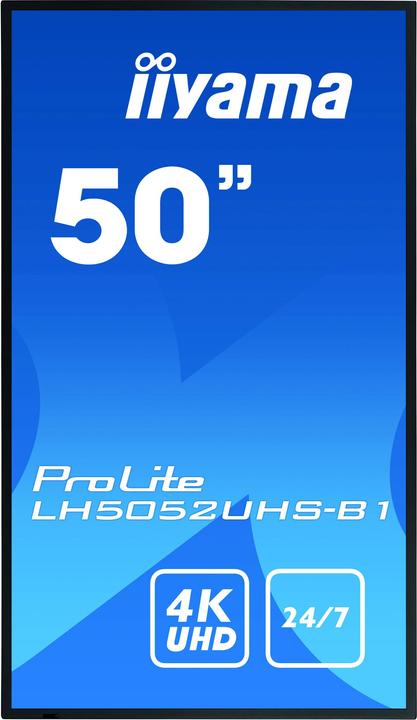 Produktbild iiyama 50" LH5042UHS-B3 HDMI+DVI+USB IPS (3840 x 2160 Pixel, 50")