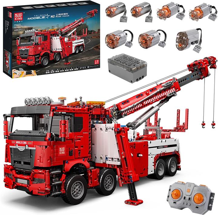Produktbild Mould King Feuerwehr Abschleppfahrzeug