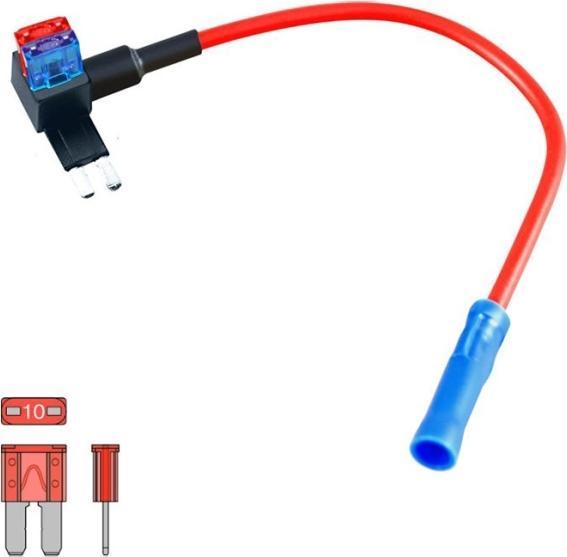 Produktbild Ampire Flachsicherungsadapter 10cm Stromdi