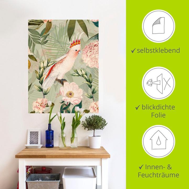 Actual product image Artland Vintage parrot U1UV (60 x 80 cm)
