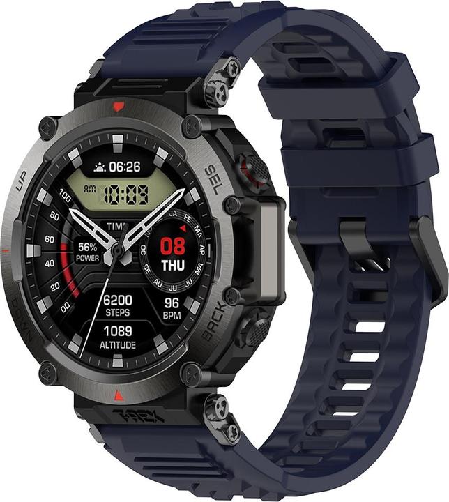 Immagine prodotto Techsuit - Watchband (W067) - Amazfit T-Rex Ultra - Navy Blue (TPU, Silicone)