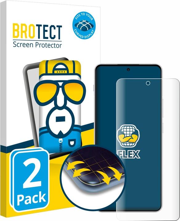 Actual product image BROTECT Full-screen display protection (2 Piece, OnePlus Nord 4)