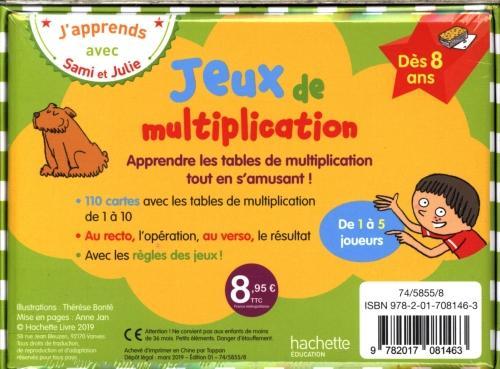Actual product image Jeux de multiplication (French)