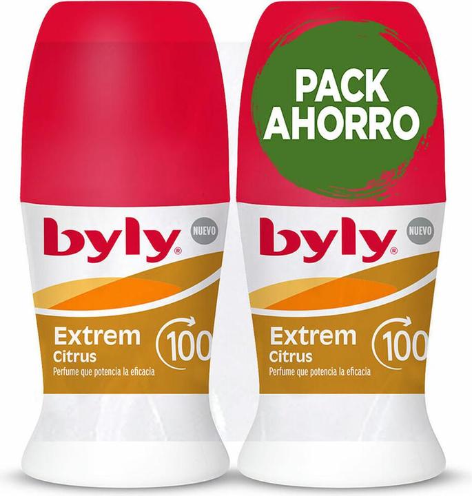 Image du produit DES Déodorant à bille Extremely Citrus 50+50 - Pack de 2 (Roll-on, 50 ml)