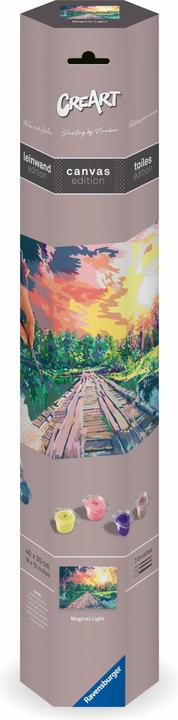 Actual product image Ravensburger CreArt - Painting by numbers 23912 - Magical Light - from 14 years - Painting on canvas