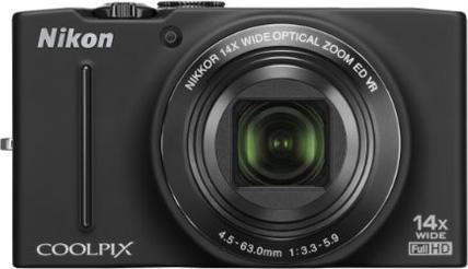 Produktbild Nikon Coolpix S8200, 16MP, 14x Zoom, FullHD-Movies, Schwarz (1/2,3'')
