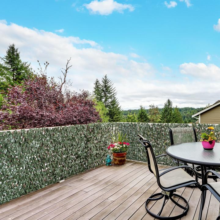 Produktbild Outsunny Künstliche Hecke mit Efeu-Optik (200 cm)