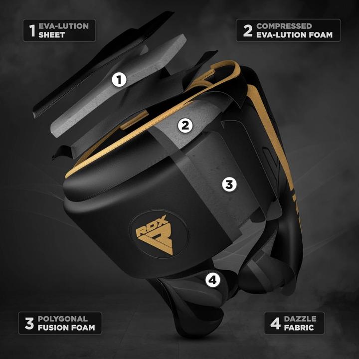 Image du produit Rdx F6 KARA Casque De Boxe (L)