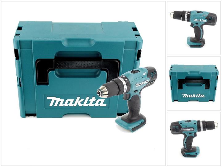 Produktbild Makita DHP 453 ZJ Akku Schlagbohrschrauber 18V 42Nm im Makpac - ohne Akku und Ladegerät (Akkubetrieb)