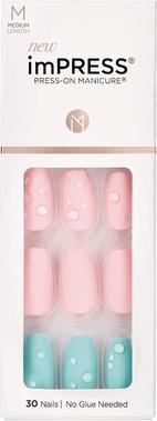 KISS Self-adhesive nails imPRESS Nails Dew Drop 30 pcs (L)