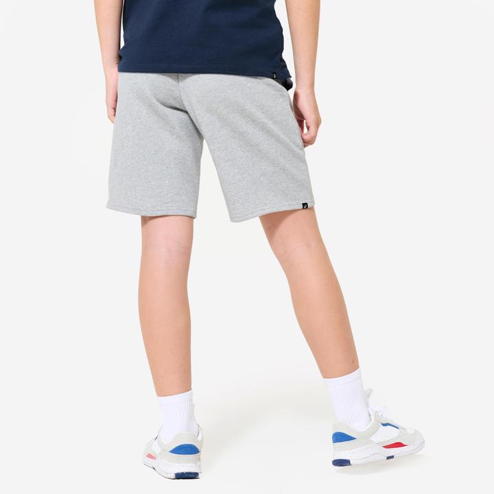 Actual product image Domyos Shorts Kinder Multisport Baumwolle - graumeliert (8, 9, 10)