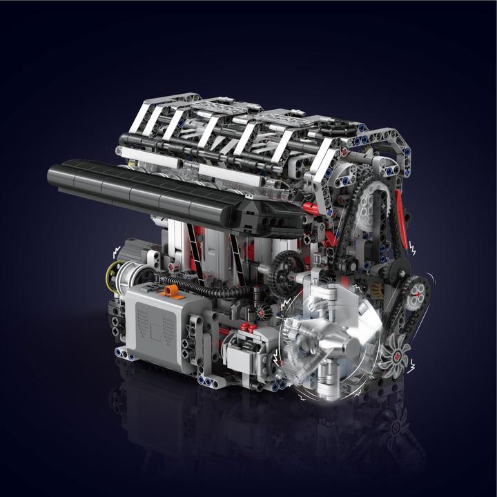 Produktbild Mould King 4-Zylinder Reihenmotor